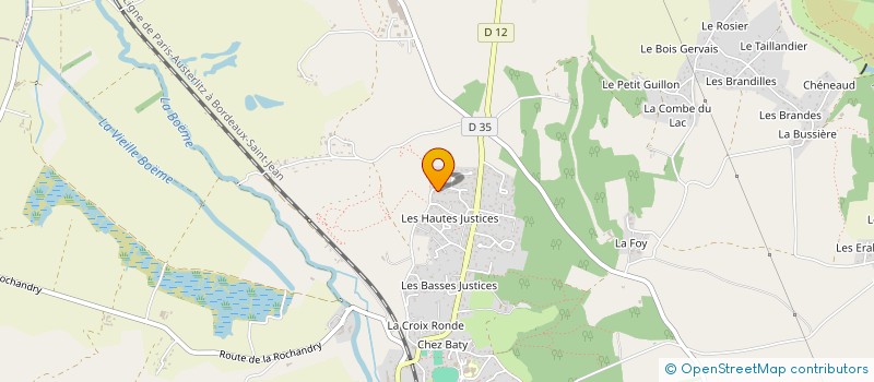 localisation de l'entreprise SCI LA TONNELLE à MOUTHIERS-SUR-BOEME
