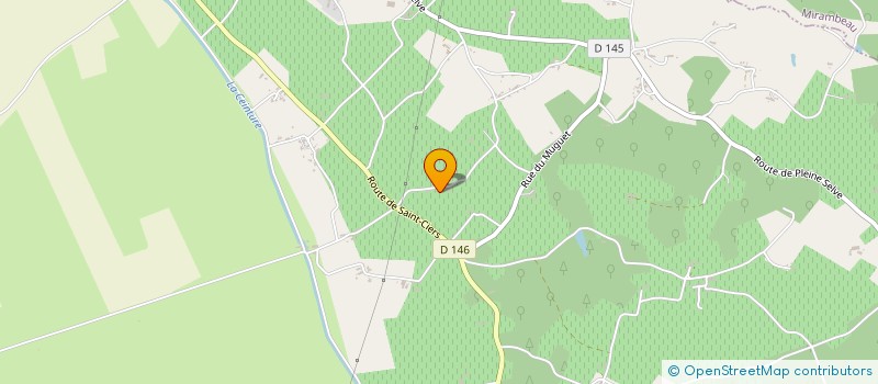 localisation de l'entreprise SCI LA TONNELLE  SEMOUSSAC