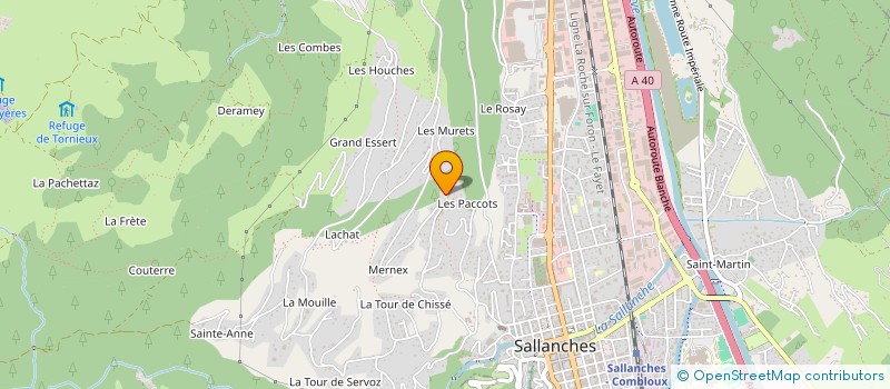 localisation de l'entreprise SCI LA TORCHE à SALLANCHES