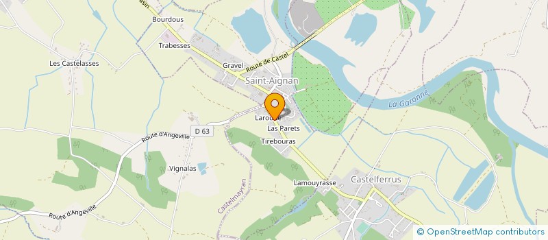 localisation de l'entreprise SCI LA TORTE  CASTELSARRASIN