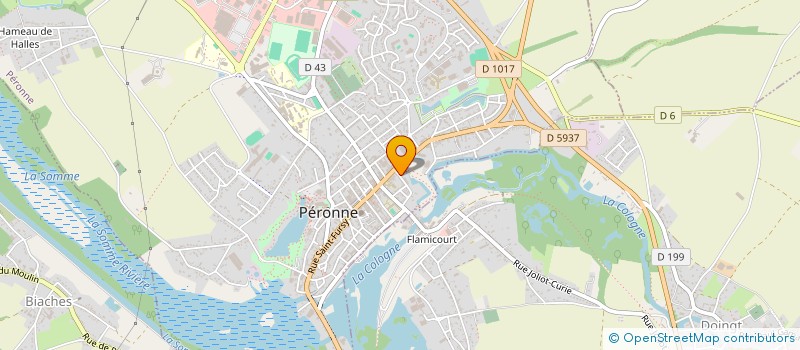 localisation de l'entreprise SCI LA TORTILLE à PERONNE