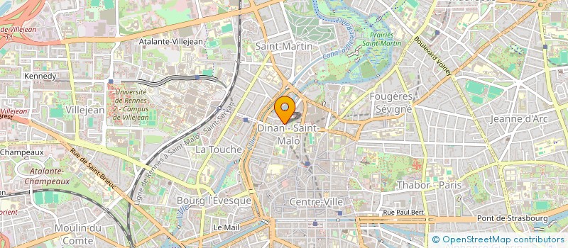 localisation de l'entreprise SCI LA TORTUE  RENNES