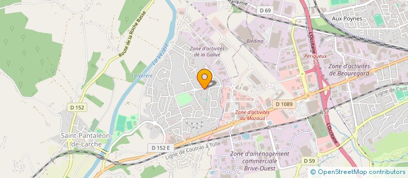 localisation de l'entreprise SCI LA TORTUE-KANGOUROU  SAINT-PANTALEON-DE-LARCHE