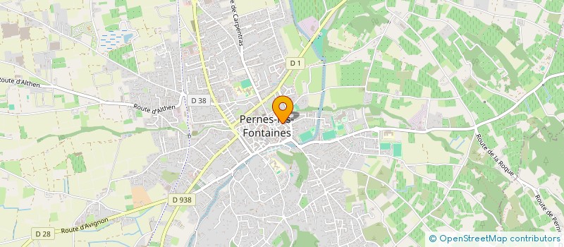 localisation de l'entreprise SCI LA TOSCANE à PERNES-LES-FONTAINES