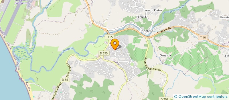 localisation de l'entreprise SCI LA TOSCANE à GROSSETO-PRUGNA