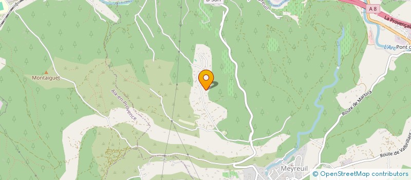 localisation de l'entreprise SCI LA TOSCANE  MEYREUIL