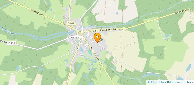 localisation de l'entreprise SCI LA TOTU  CERDON