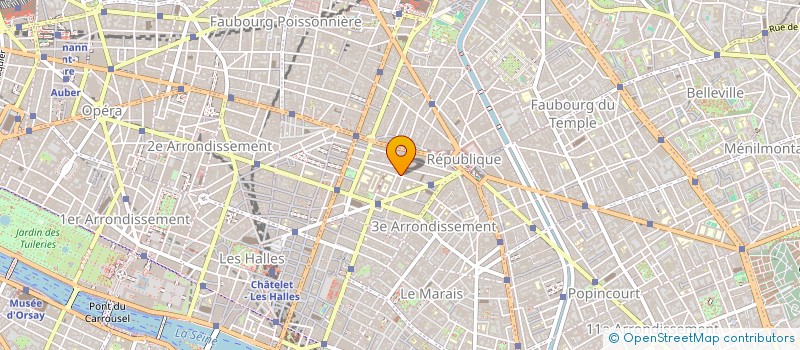 localisation de l'entreprise SCI LA TOUCASSINE  PARIS