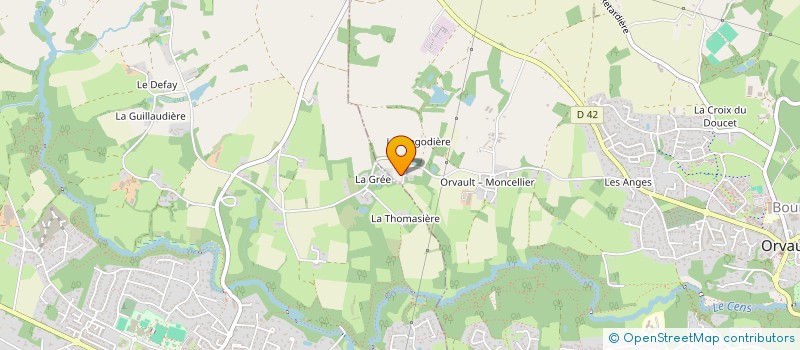 localisation de l'entreprise SCI LA TOUCHE à ORVAULT