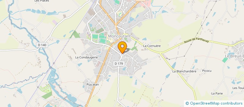 localisation de l'entreprise SCI LA TOUCHE  MONCOUTANT-SUR-SEVRE