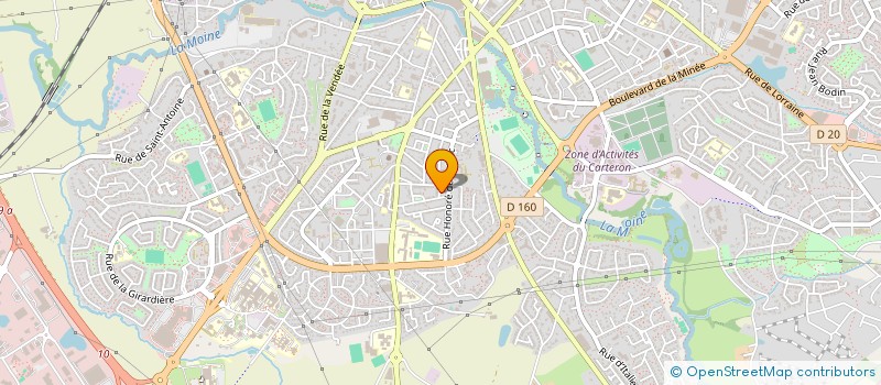 localisation de l'entreprise SCI LA TOUE à CHOLET