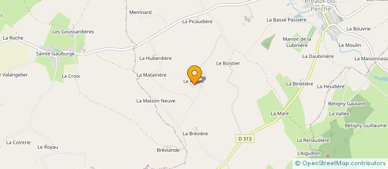 localisation de l'entreprise SCI LA TOULINE à PERCHE-EN-NOCE