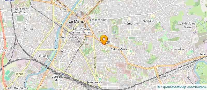 localisation de l'entreprise SCI LA TOULOUSAINE  LE MANS