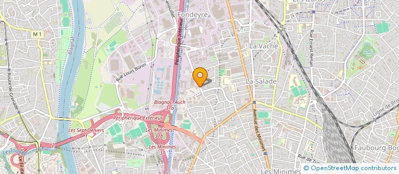 localisation de l'entreprise SCI LA TOULOUSAINE à TOULOUSE