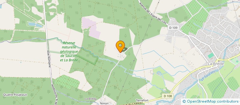 localisation de l'entreprise SCI LA TOUPINERIE  SAUCATS