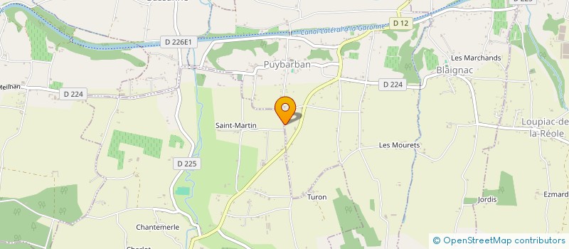 localisation de l'entreprise SCI LA TOUQUES EN AMONT  PUYBARBAN