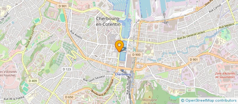 localisation de l'entreprise SCI LA TOUR à CHERBOURG-EN-COTENTIN
