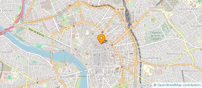 localisation de l'entreprise SCI LA TOUR  TOULOUSE