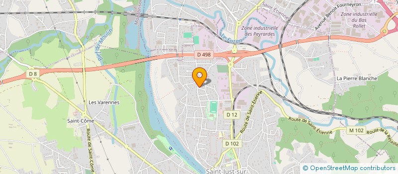 localisation de l'entreprise SCI LA TOUR  SAINT-JUST-SAINT-RAMBERT