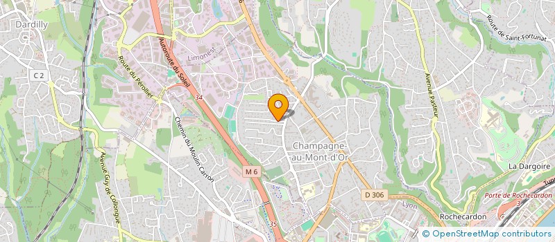 localisation de l'entreprise SCI LA TOUR  CHAMPAGNE-AU-MONT-D'OR