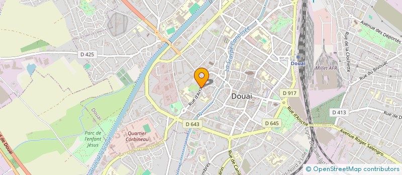 localisation de l'entreprise SCI LA TOUR  DOUAI