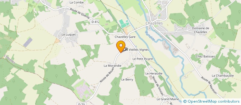 localisation de l'entreprise SCI LA TOUR à CHAZELLES