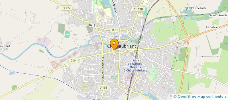 localisation de l'entreprise SCI LA TOUR  CHATEAUBRIANT