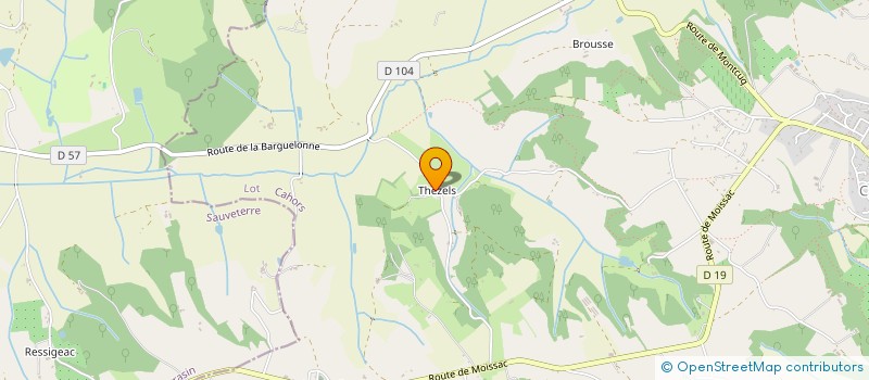 localisation de l'entreprise SCI LA TOUR  CASTELNAU-MONTRATIER