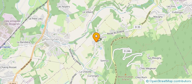 localisation de l'entreprise SCI LA TOUR  DRAILLANT