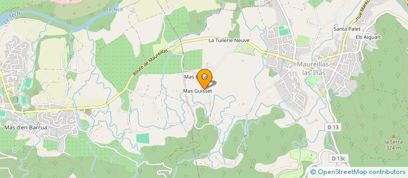 localisation de l'entreprise SCI LA TOUR  MAUREILLAS-LAS-ILLAS