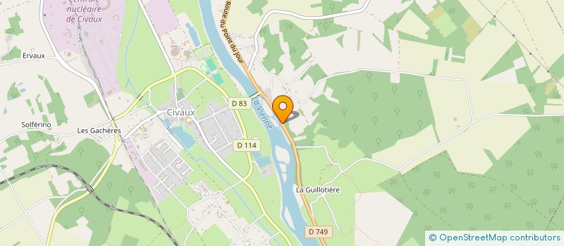 localisation de l'entreprise SCI LA TOUR AU COGNUM  CIVAUX