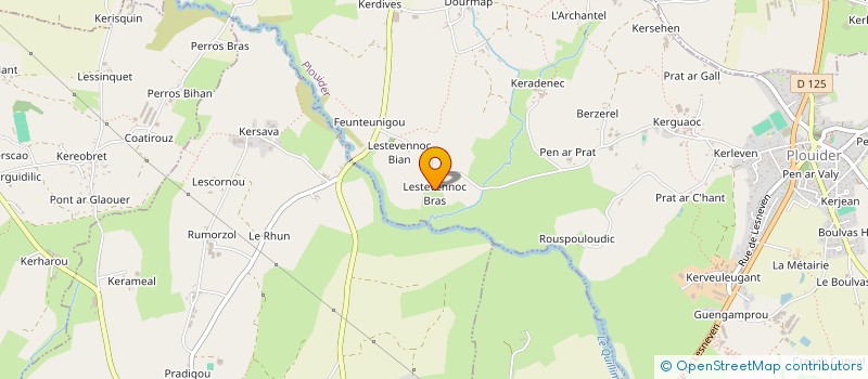 localisation de l'entreprise SCI LA TOUR BLANCHE  PLOUIDER