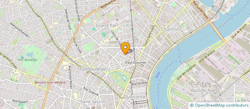 localisation de l'entreprise SCI LA TOUR D'AUVERGNE  BORDEAUX