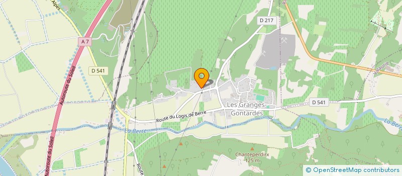 localisation de l'entreprise SCI LA TOUR D'ELYSSAS  LES GRANGES-GONTARDES