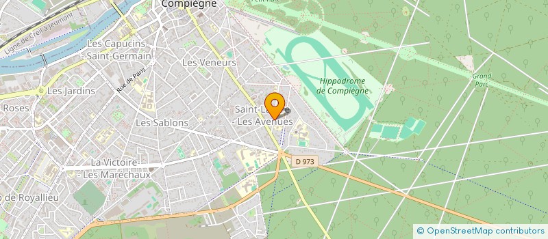 localisation de l'entreprise SCI LA TOUR DE BEAUREGARD à COMPIEGNE