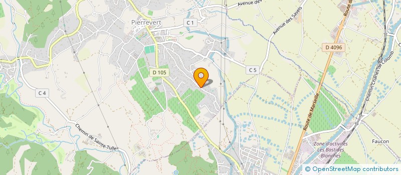 localisation de l'entreprise SCI LA TOUR DE LERON  PIERREVERT