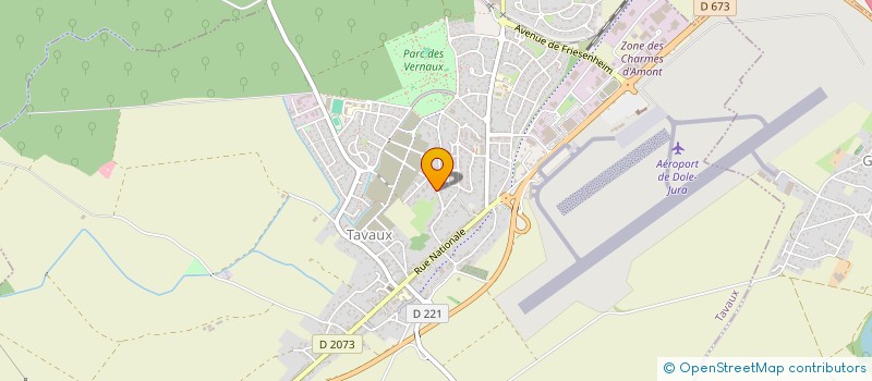 localisation de l'entreprise SCI LA TOUR DE PIZZ'  TAVAUX