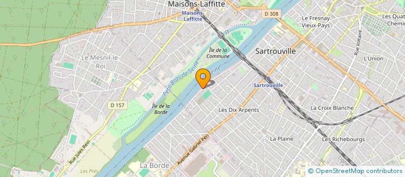 localisation de l'entreprise SCI LA TOUR DE SEINE  SARTROUVILLE