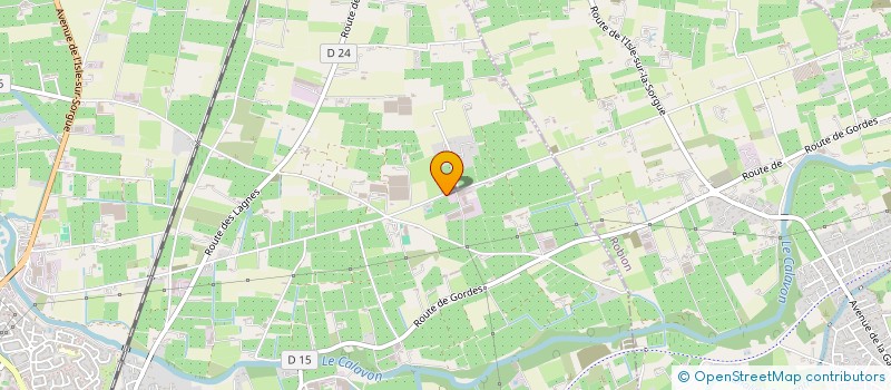 localisation de l'entreprise SCI LA TOUR DES 3 F  CAVAILLON