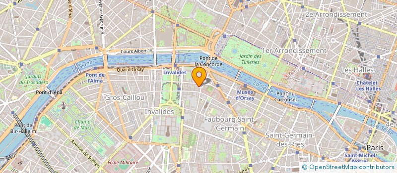 localisation de l'entreprise SCI LA TOUR DES OLIVIERS à PARIS