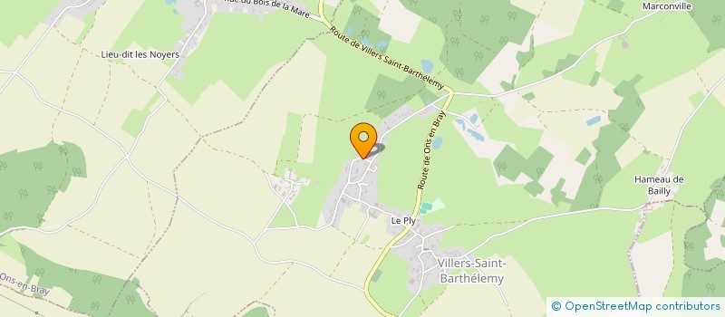 localisation de l'entreprise SCI LA TOUR DU PIN  VILLERS-SAINT-BARTHELEMY