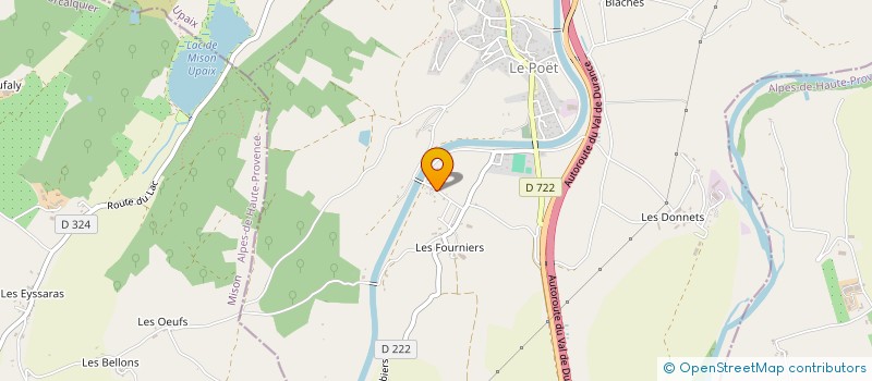 localisation de l'entreprise SCI LA TOUR DU PUY  VAL BUECH-MEOUGE