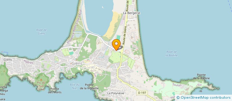 localisation de l'entreprise SCI LA TOUR FONDUE TOURISME à HYERES