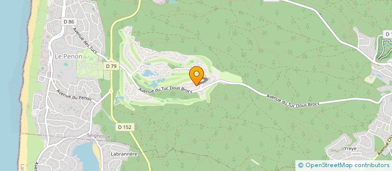 localisation de l'entreprise SCI LA TOUR INVESTISSEMENT  SEIGNOSSE