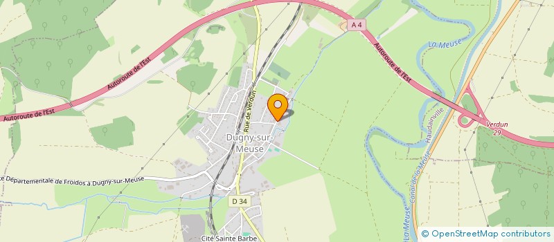 localisation de l'entreprise SCI LA TOUR LOISEL à DUGNY-SUR-MEUSE