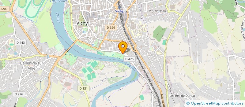 localisation de l'entreprise SCI LA TOUR PRISONNIERE à VICHY