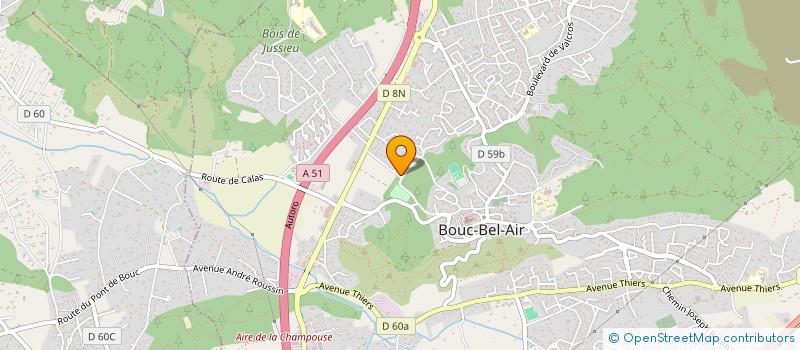 localisation de l'entreprise SCI LA TOUR RONDE à BOUC-BEL-AIR