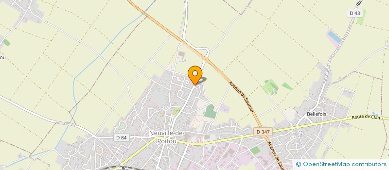 localisation de l'entreprise SCI LA TOURANGELLE  NEUVILLE-DE-POITOU