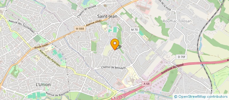 localisation de l'entreprise SCI LA TOURASSE à SAINT-JEAN