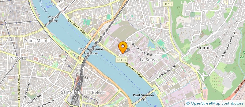 localisation de l'entreprise SCI LA TOURATTE  BORDEAUX